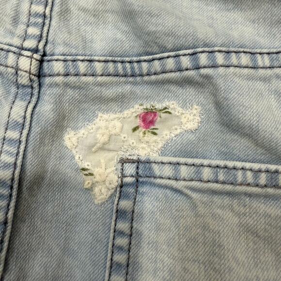 Tibi Light Blue jeans Mini Skirt size 27 - Picture 6 of 7